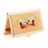 Визитница карманная (позолота) Златоуст