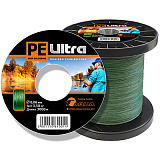 Плетеный шнур PE Ultra Dark Green 0.16мм 115069