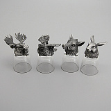 Набор из 4-х стопок RORO охотник  R-91001