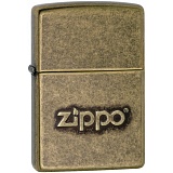 Зажигалка Zippo Classic покрытие Antique Brass 29149